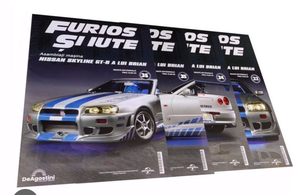 DeAgostini Furios si Iute - 42 reviste sigilate - Nissan Skyline GT-R Brian