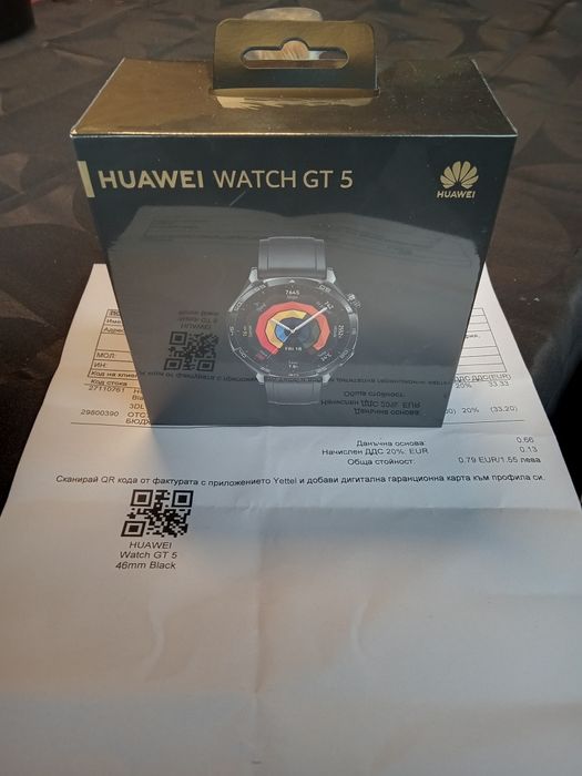 HUAWEI GT5 смарт часовник нов