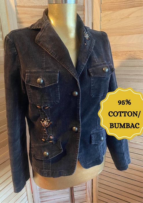 Sacou vintage elegant cu paiete M