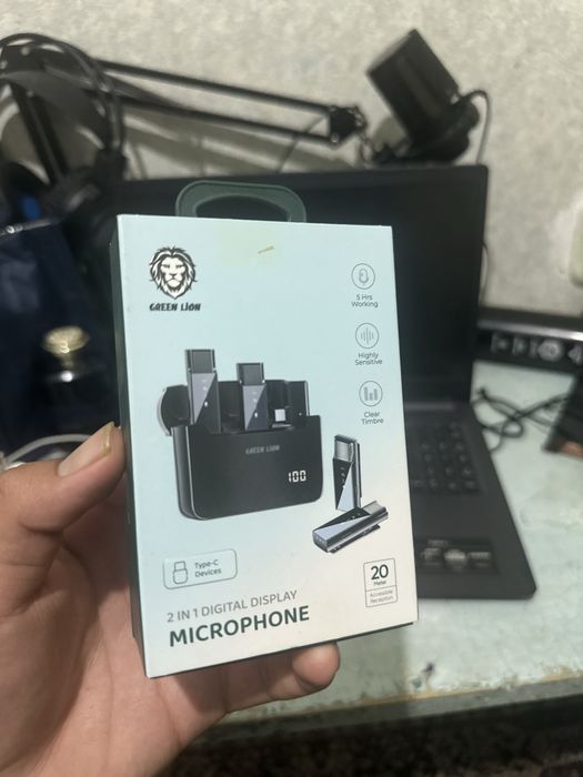 Masofaviy Mikrafon Green Lion