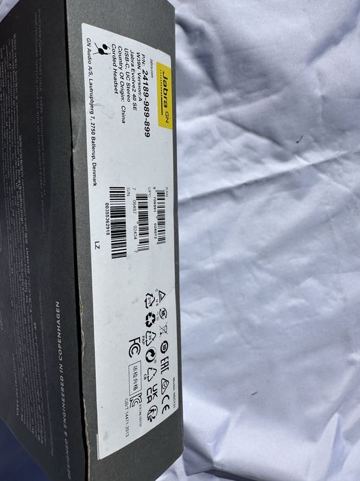 Casti stereo cu microfon Evolve2 40 SE, Jabra, USB-A, Negru