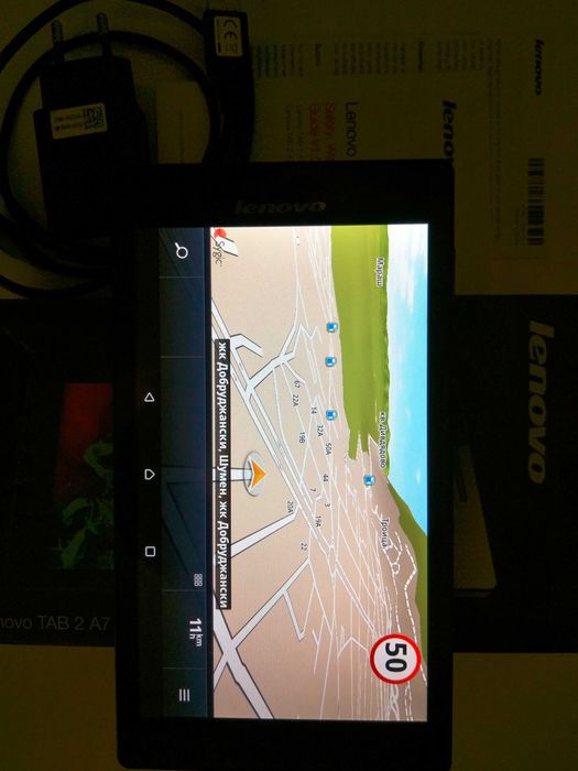 Таблет Lenovo Tab 2 A7-10F с инсталирани навигации