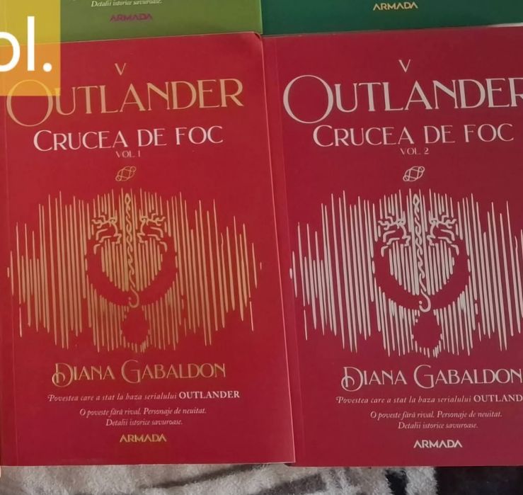 Crucea de foc vol 1 și vol 2 din seria Outlander