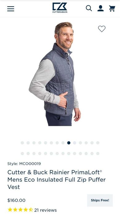 Cutter&Buck-елек (грейка) M