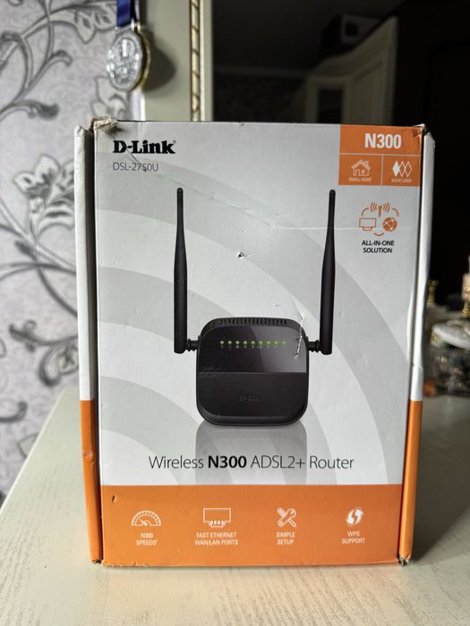 D-Link DSL-2750U — DSL Wi-Fi модем роутер