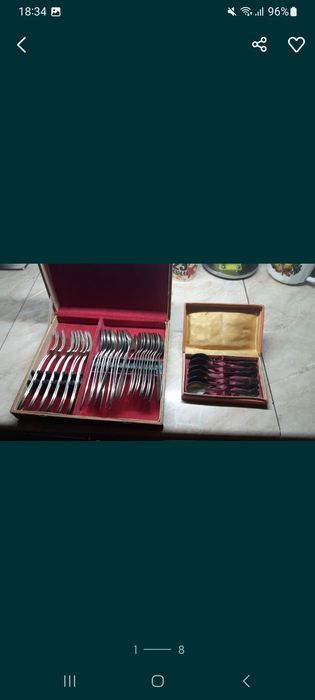 Мельхиоровые столовые приборы