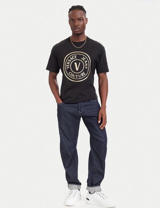 Tricou Versace Jeans Couture, Bumbac 100%, calitate Premium