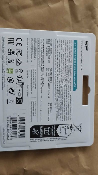 SSD - Silicon Power A55 - 256GB -2.5"-SATA3- Sigilat