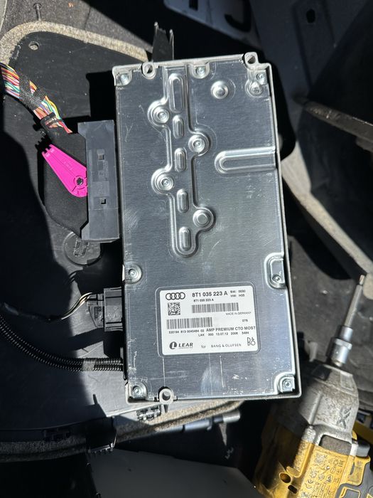 Sistem bang olufsen audi a4 b8 mmi 3g