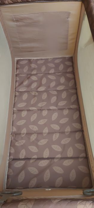 Кровать манеж с люлькой Hb + матрасик