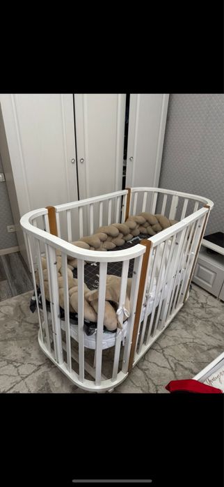 Кроватка 2в1 детская