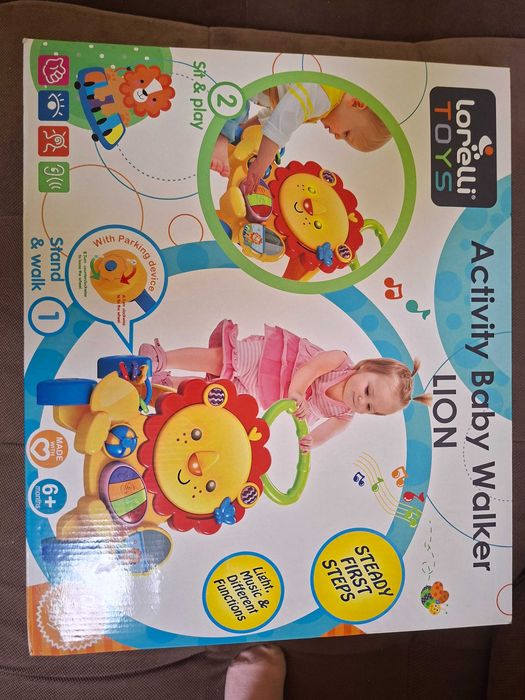 Нова проходилка lorelli toys walker lion