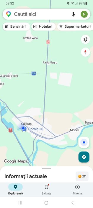 Teren cu dependințe 1000mp  Radu Negru Călărași (Gambeta)