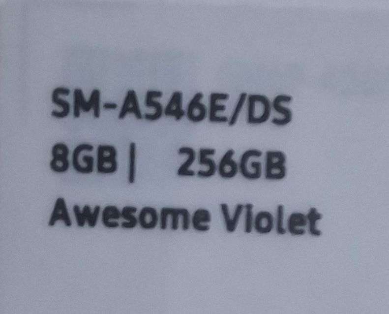 Samsung A54 8GB / 256GB Violet