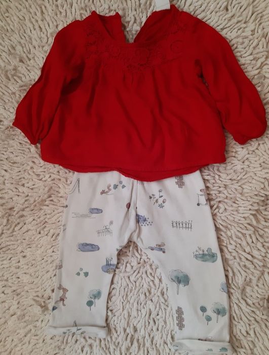 Rochita zara 12-18 luni si seturi H&M Mark & Spencer marime 74-80