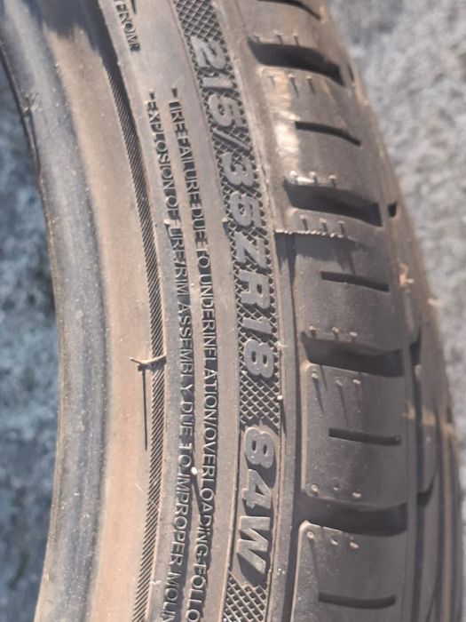 Vând anvelope 215.35 R18