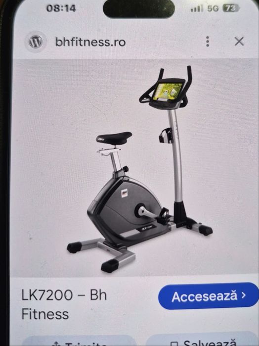 Bicicleta fitness profesionala LK7200-BH