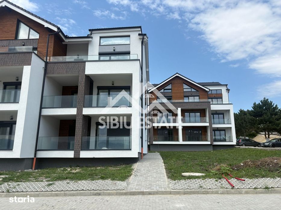 Apartament 2 camere, 54 mp + balcon 6 mp,la 10 min de centrul Sibiului