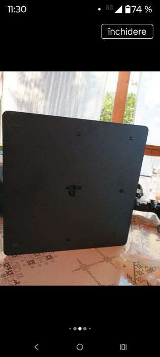 Consola Sony PlayStation 4 (PS4) Slim + 3 Controllere DualShock 4 + Cabluri
