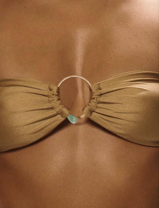 Златист бански горнище и долнище