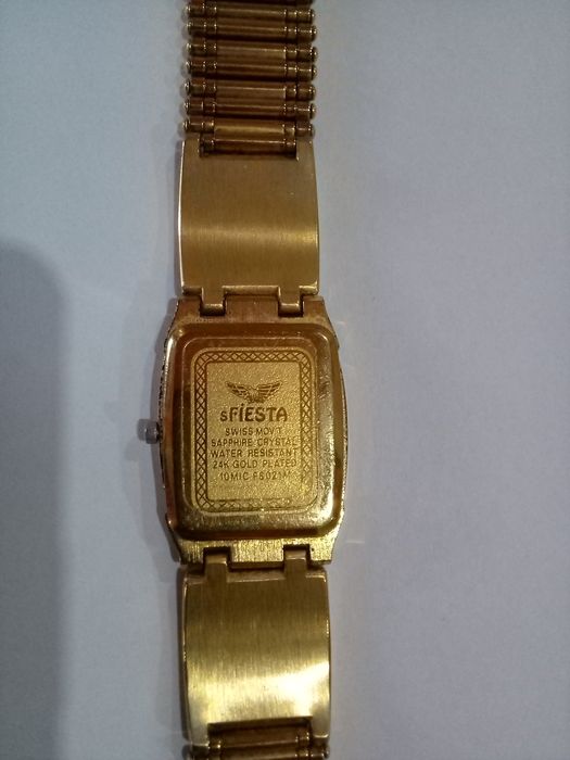 Ceas Fiesta placat cu aur