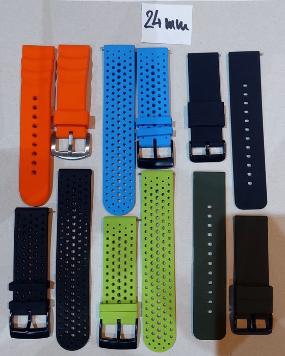 Curele ceas silicon latime la telescop 22 mm