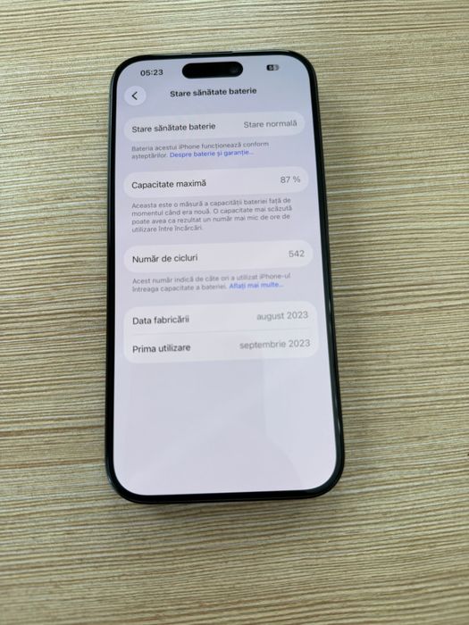 Iphone 15 Pro Blue Titanium 10/10