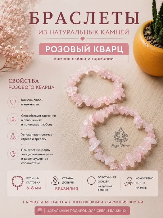 Натуральные камни. 60 видов камней. Коллекция браслетов и кулонов.