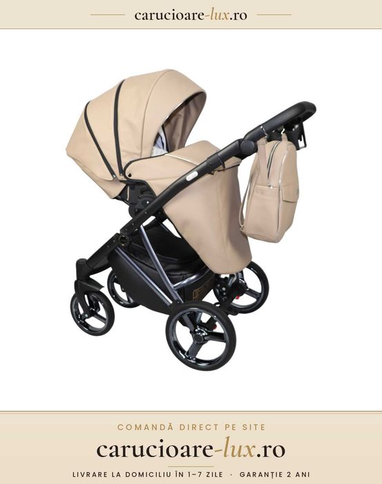 Cărucior 4 în 1 Sojan Cavax Extra Caramel – carucioare-lux.ro