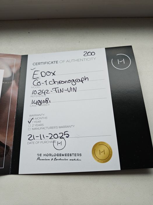 Мъжки часовник Edox