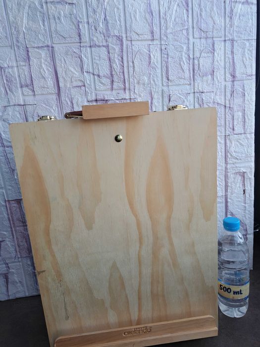 дървен кутия за бои за рисуване,статив