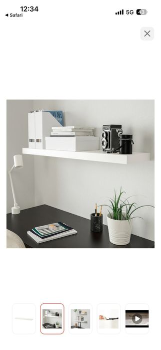 Продам белые полки от икеа