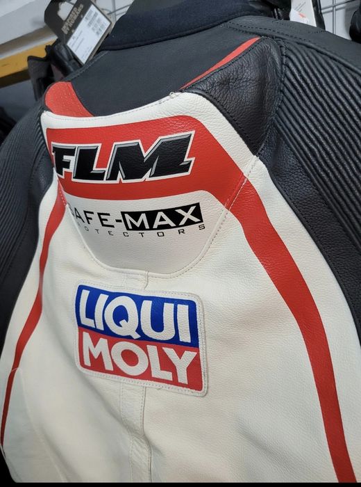 .. Geaca moto piele naturala FLM Sports Combi 1.0 - ABSOLUT NOUA - 54