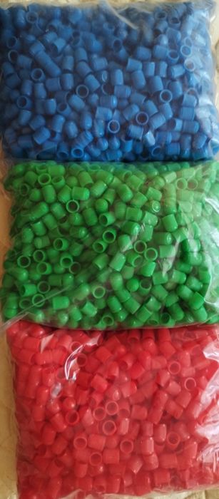 цветни капачки за вентили по 1000 броя х 0,05лв./бр