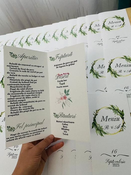 Invitații evenimente / invitații botez / invitații nunta / plicuri bani / marturii magnetice botez - LA COMANDA
