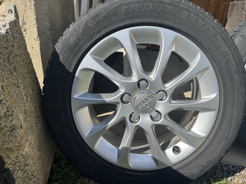 Оригинални джанти 16 5x112 с гуми 205 /55/16 от ауди а3 2018 година
