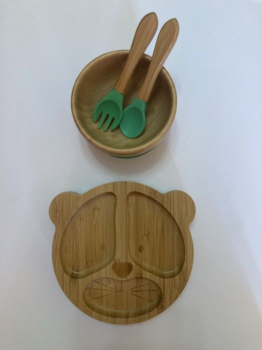 Бамбуков комплект за хранене