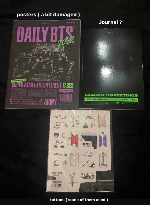 BTS seasons greetings 2022 ( Daily Bts )