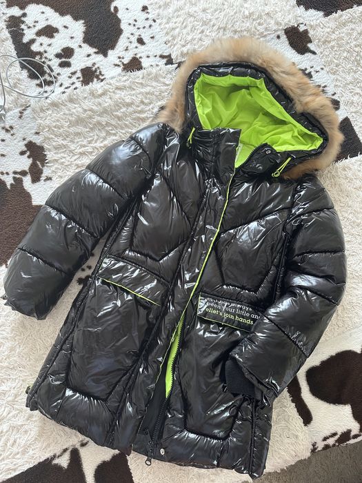 Куртка зимняя на девочку 7-8 лет