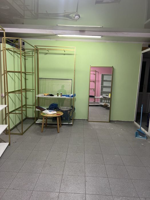 Рейл/ напольная вешалка/ стеллаж