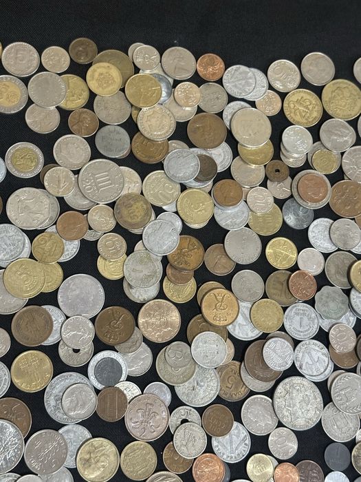Raritate! Lot Colecție peste 340 Monede Străine | Diverse Țări , Ieșite din Circulație! Factura!