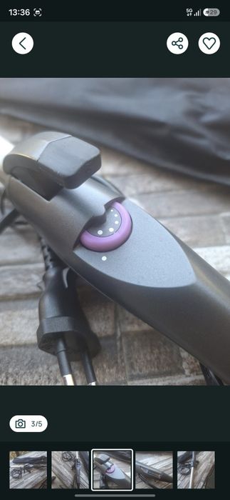 Ondulator de păr (fier de ondulat) Remington.