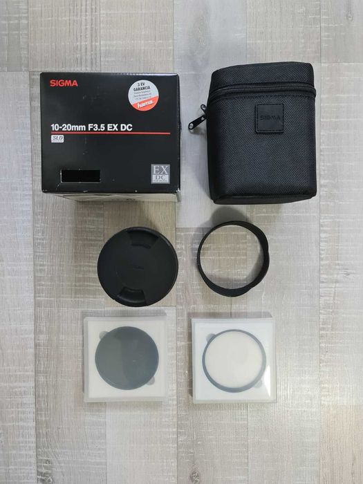 Sigma 10-20mm F3.5 EX DC HSM Montura Nikon + 2 filtre CADOU