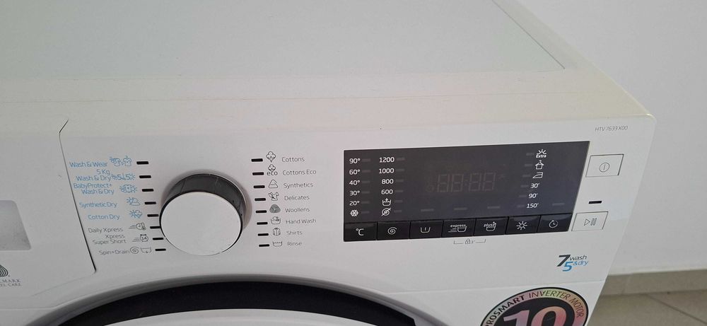 Продавам пералня със сушилня, за части, BEKO HTV 7633 X00