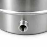 Butoi INOX 105 L cu capac clamp si garnitura, cadou robinet din INOX NOU Garantie 24 luni Livrare rapida