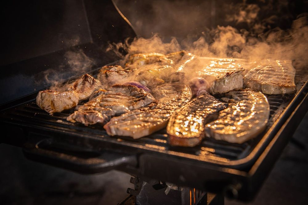 Soba racheta configurata pentru grill