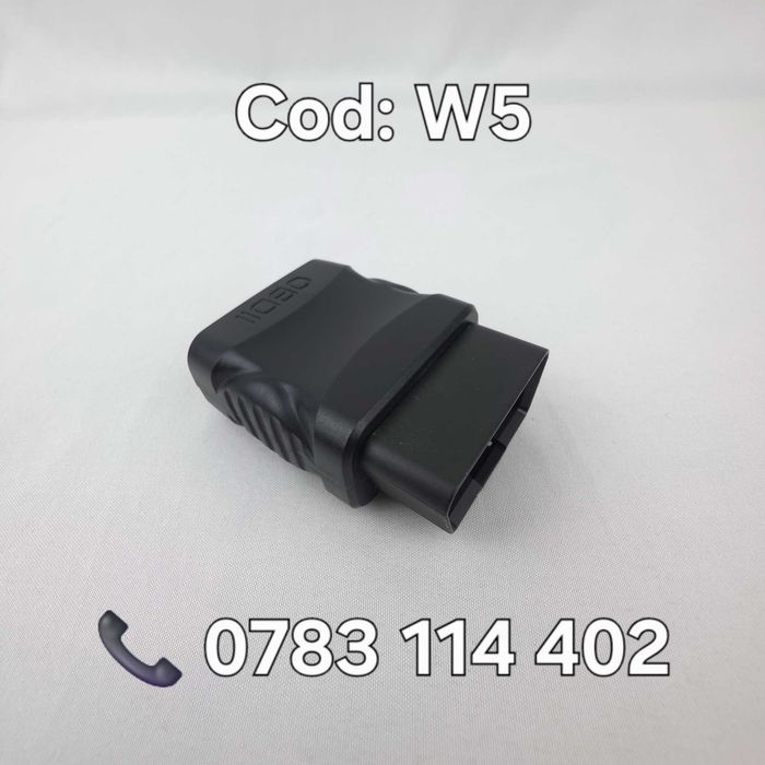Tester Diagnoză Auto PROFESIONAL – ELM327 v1.5 – OBD2 Multimarcă – Toate Protocoalele – Citire/Ștergere Erori – Live Data – Bluetooth – W5