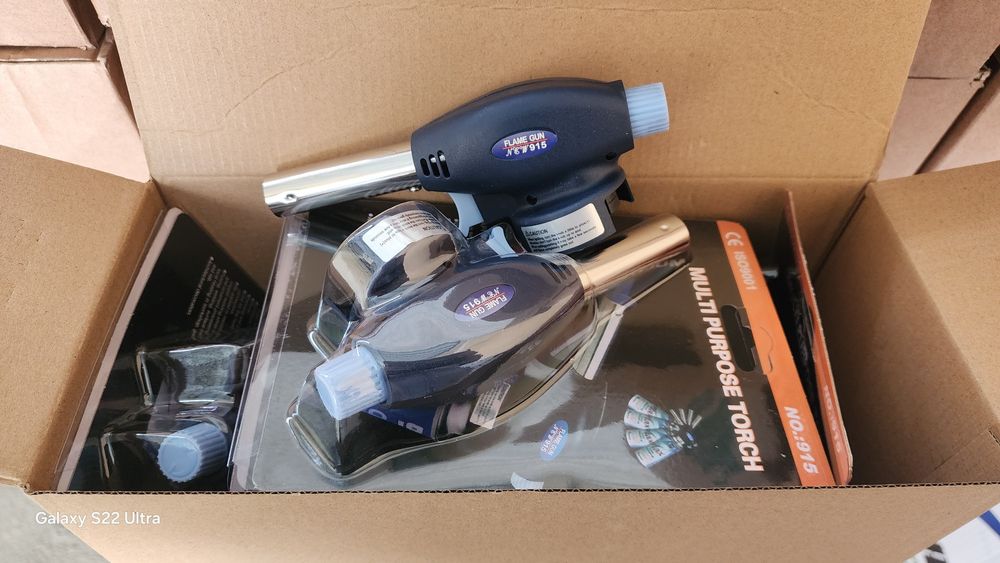 Gaz. Garelka. Spichka