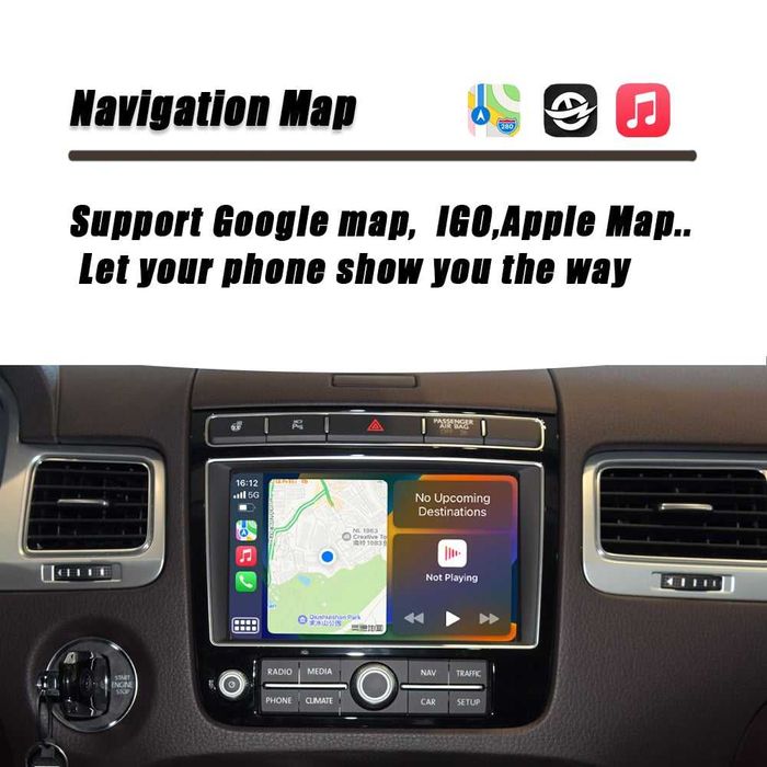 CarPlay / Android Auto модул за Volkswagen Touareg (2011–2018)