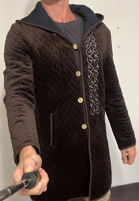 Шапан с капюшоном, размер М